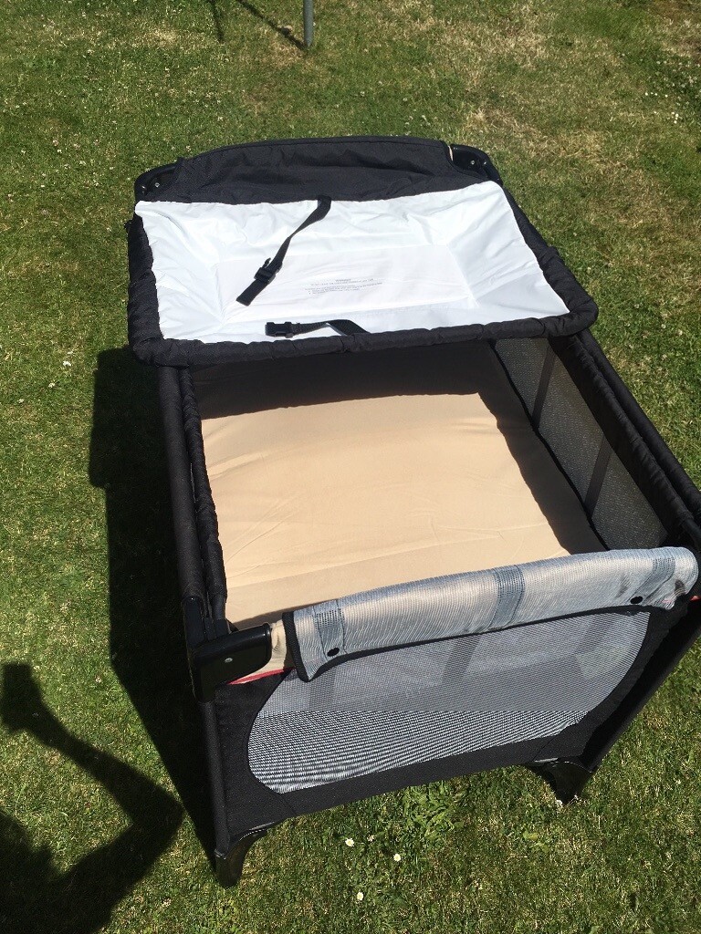 travel cot with bassinet and changer